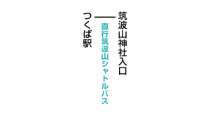 筑波山つつじヶ丘登山口のアクセス　公共交通機関